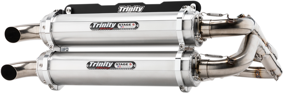 Escape doble TRINITY RACING - Aluminio TR-4166D