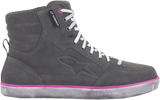 Zapatos impermeables ALPINESTARS J-6 para mujer - Gris/Rosa - Talla 11.5 (EE. UU.) 2542220909512