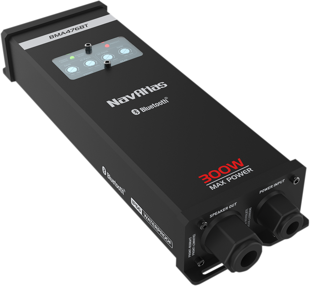 Amplificador NAVATLAS de 75 vatios - Bluetooth BMA476BT 