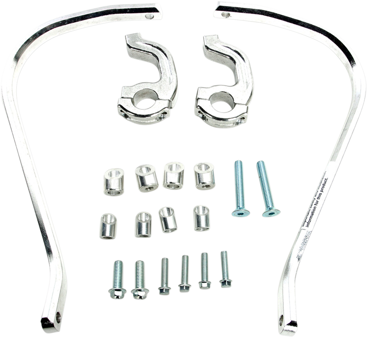 Guardamanos MOOSE RACING - Contour - 7/8" - Plateado 50-5232S 