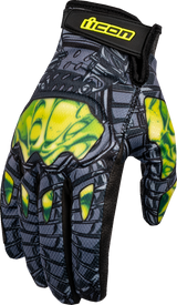 Guantes ICON Hooligan Outbreak™ - Verde - Grande 3301-4655
