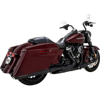 Silenciador redondo deslizante VANCE &amp; HINES Twin Slash - Negro 46672 
