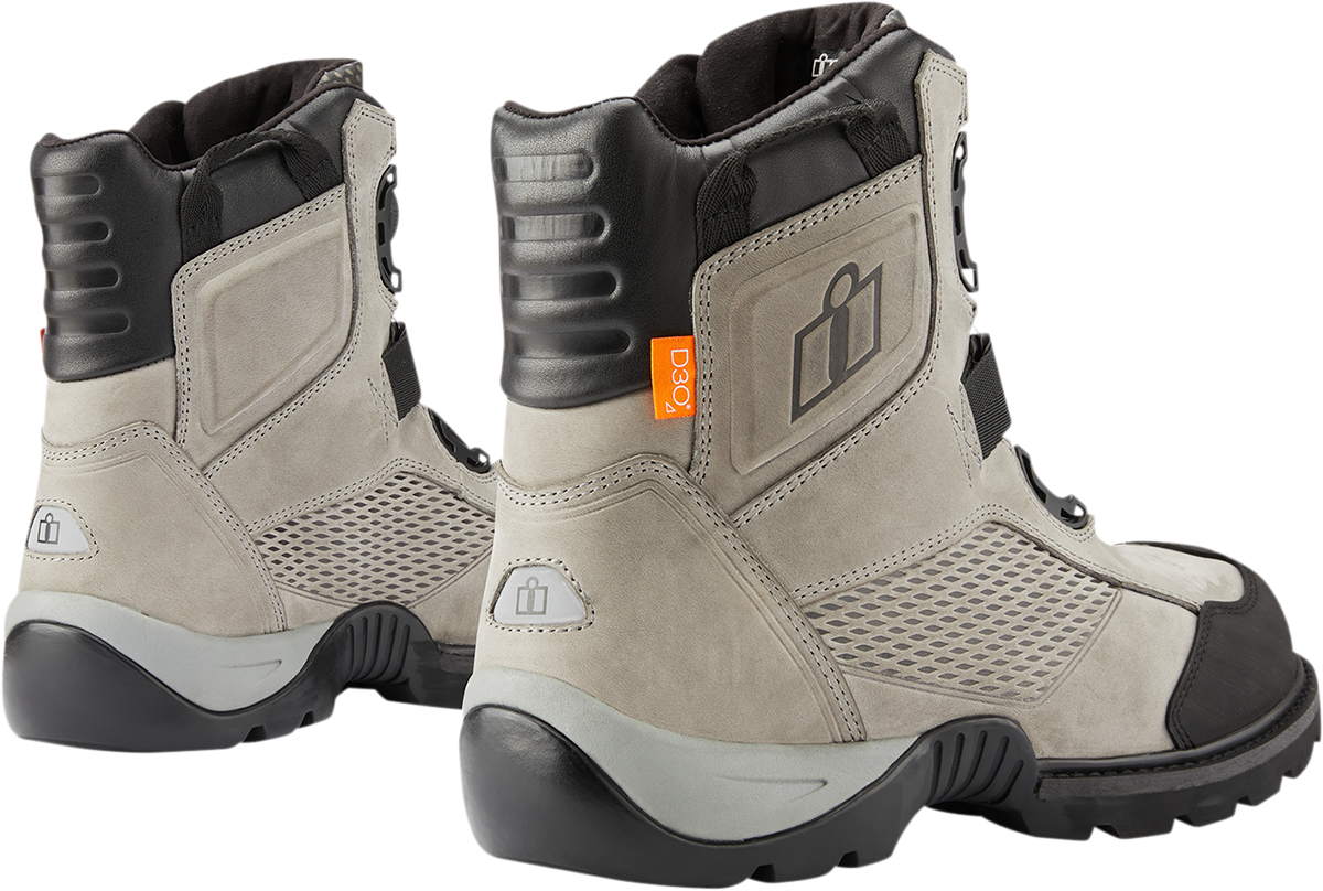 Botas ICON Stormhawk - Gris - Talla 8.5 3403-1175