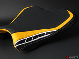 Funda de asiento delantero Luimoto, edición aniversario para Yamaha R1 2015-2024, Edge Yellow