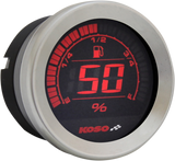 Indicador de nivel de combustible KOSO NORTH AMERICA de 2" - Cromado BA050200