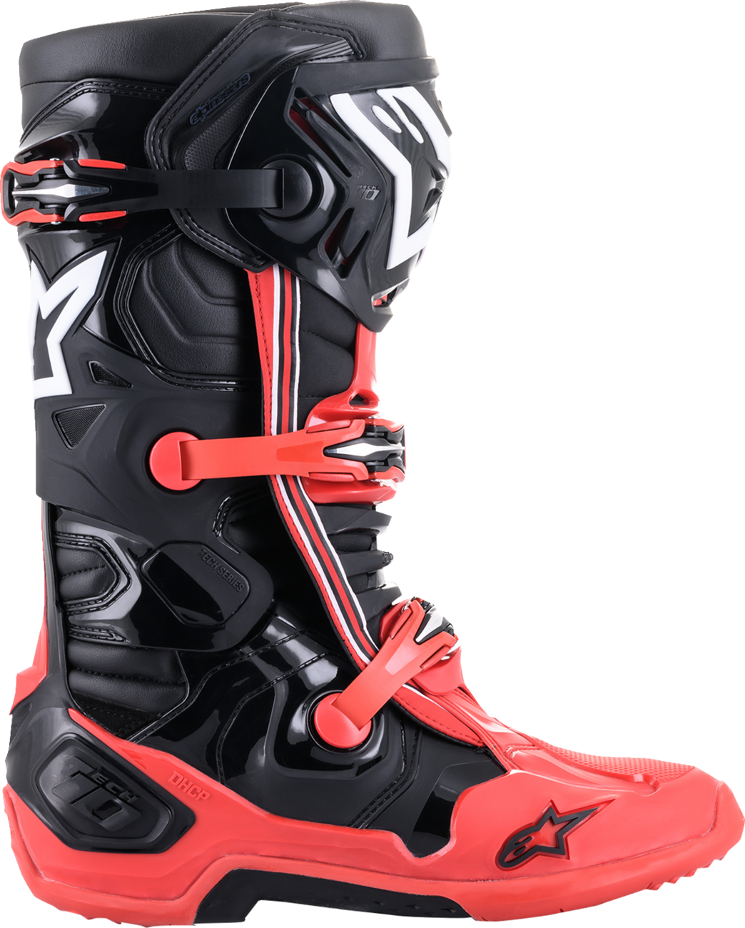 Botas ALPINESTARS Tech 10 Acumen - Negro/Rojo - Talla 12 (EE. UU.) 2010020-312-12