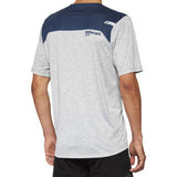 Jersey 100% Airmatic - Manga corta - Gris/Medianoche - Talla pequeña 40014-00015