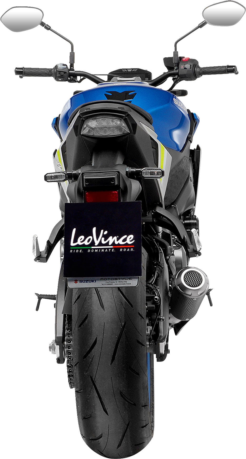 Silenciador deslizante LEOVINCE LV-10 - Fibra de carbono GSX-S 1000 GT 2022-2023 15245C 