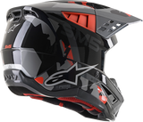 ALPINESTARS SM5 Motorcycle Helmet - Rover - Gray/Red - Medium 8303921-1392-MD