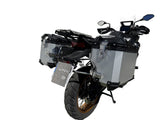 Voge 525DSX 2023-2024 GPR Tech 38+32L Aluminum Side Cases, Silver with Pannier Holders - photo 2