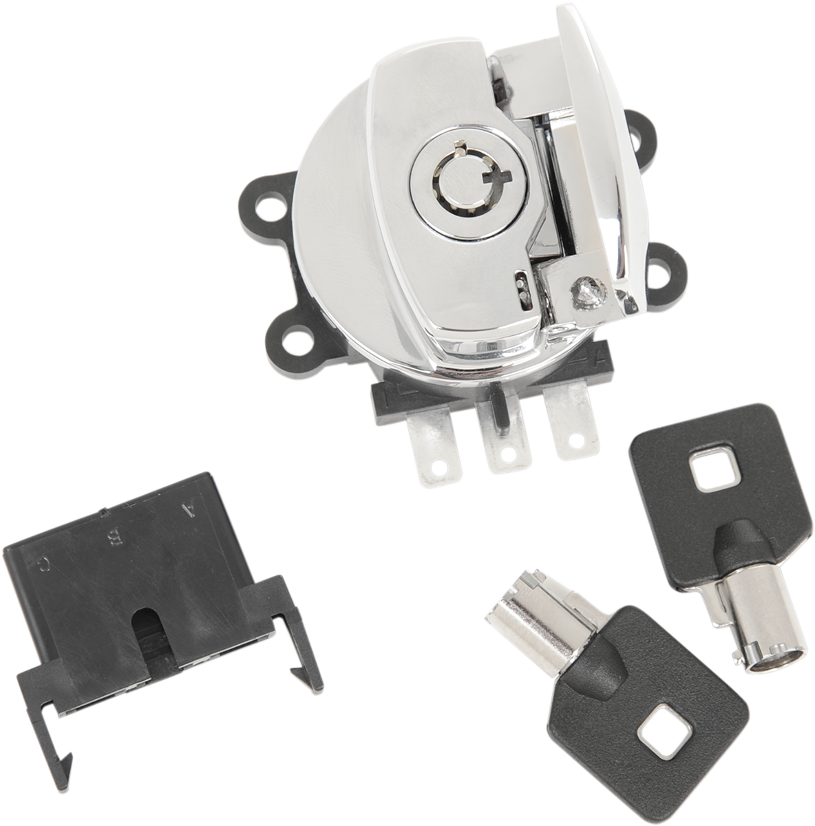 Interruptor de encendido con bisagra lateral DRAG SPECIALTIES - Cromo 21-0209
