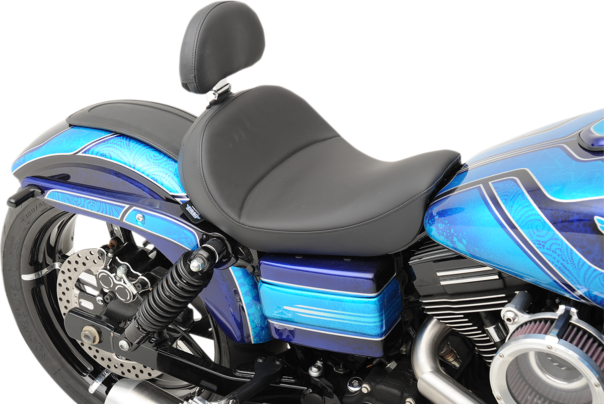 Asiento individual DRAG SPECIALTIES - Costuras suaves - Respaldo del conductor - FXD USE P-PADS 08030342,0353 0803-0555 