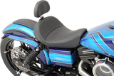 Asiento individual DRAG SPECIALTIES - Costuras suaves - Respaldo del conductor - FXD USE P-PADS 08030342,0353 0803-0555 