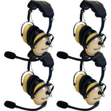 Kit de intercomunicador/radio y auriculares NAVATLAS - 4 plazas - Beige NI2ROHBE4 