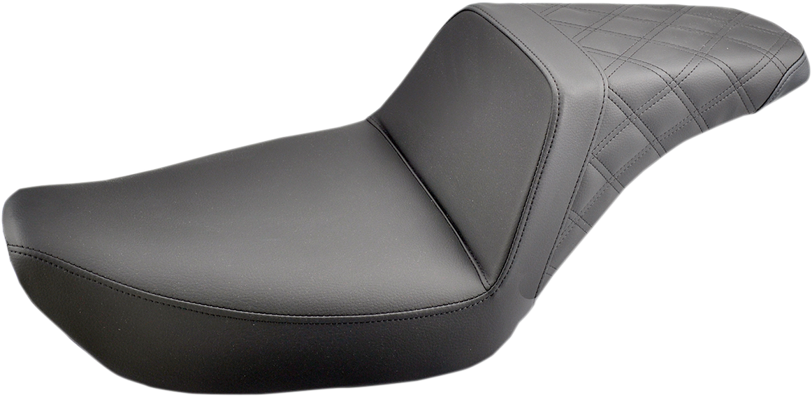 Asiento SADDLEMEN Step Up - Trasero con costuras enrejadas - Negro - FXD 896-04-173 