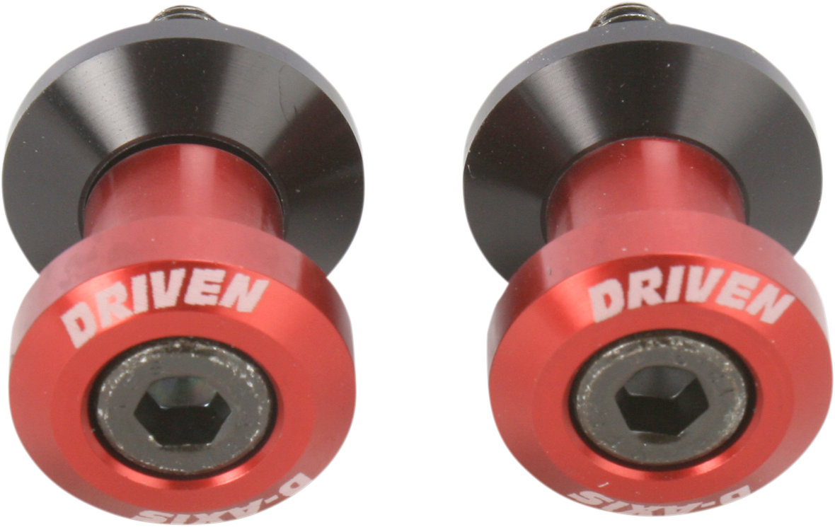 Carretes de eje DRIVEN RACING - Rojo - 10 mm DXS-10.1 RD 