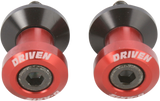 Carretes de eje DRIVEN RACING - Rojo - 10 mm DXS-10.1 RD 
