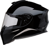 Casco de motocicleta Z1R Youth Warrant - Negro brillante - Grande 0102-0244 