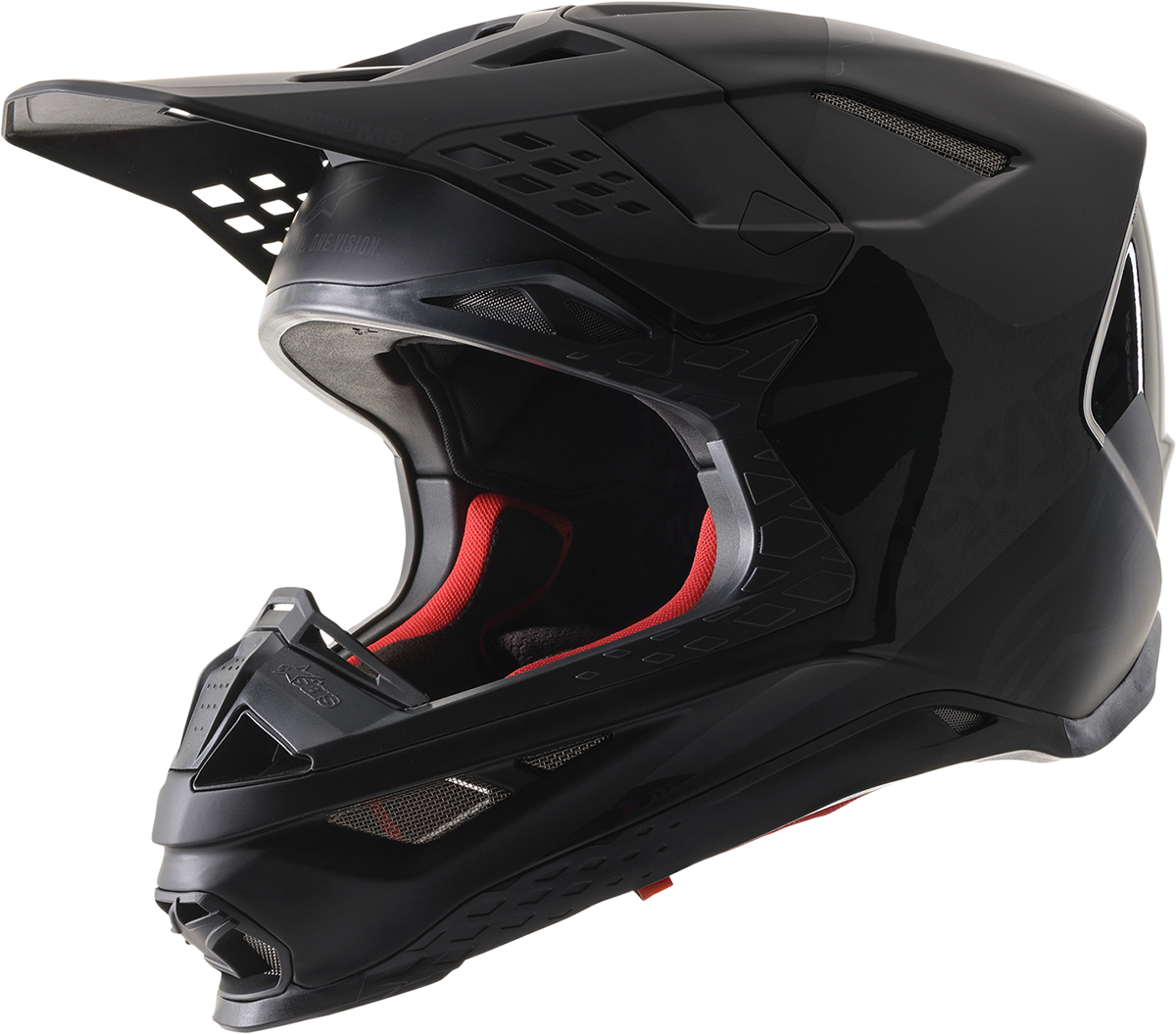 Casco de motocicleta ALPINESTARS Supertech M8 - Echo - MIPS® - Negro/Gris - Grande 8302621-1146-LG