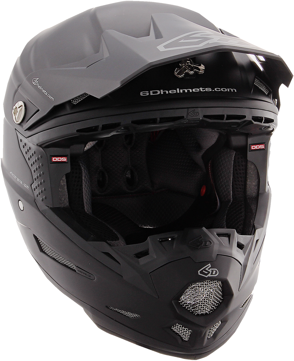 Casco de motocicleta 6D ATR-2 - Negro mate - Talla mediana 12-0506 