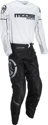 Camiseta MOOSE RACING Qualifier® - Negro/Blanco - 4XL 2910-7194 