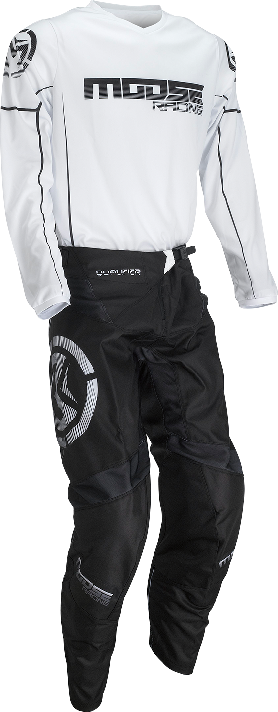 Pantalones MOOSE RACING Qualifier® - Negro/Blanco - 40 2901-10356 