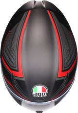 Casco de moto AGV K1 S - Sling - Negro mate/Rojo - 2XL 2118394003-038-XXL