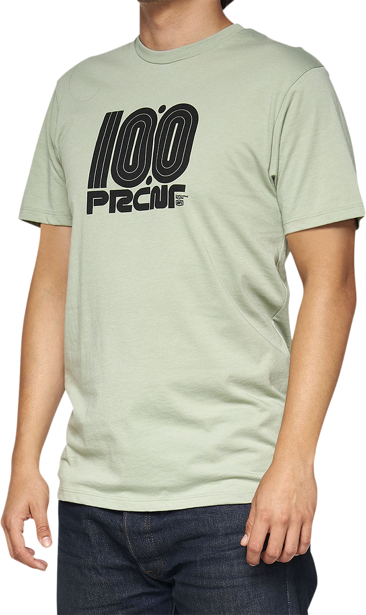Camiseta 100% Pecten - Verde pizarra - Talla grande 32144-486-12