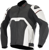 Chaqueta de cuero ALPINESTARS Core Airflow - Negro/Blanco - Talla 44 EE. UU. / 54 UE 3101416-12-54