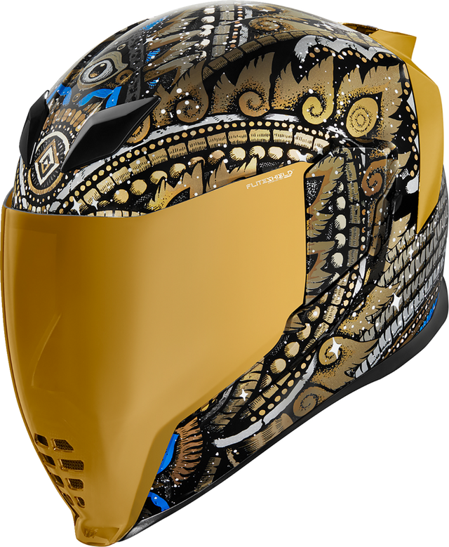 ICON Airflite™ Motorcycle Helmet - DayTripper - Gold - Medium 0101-14701