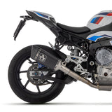 71006PTN Escape deslizante Arrow RACING Pista, titanio oscuro para BMW M/S1000RR 20-25 