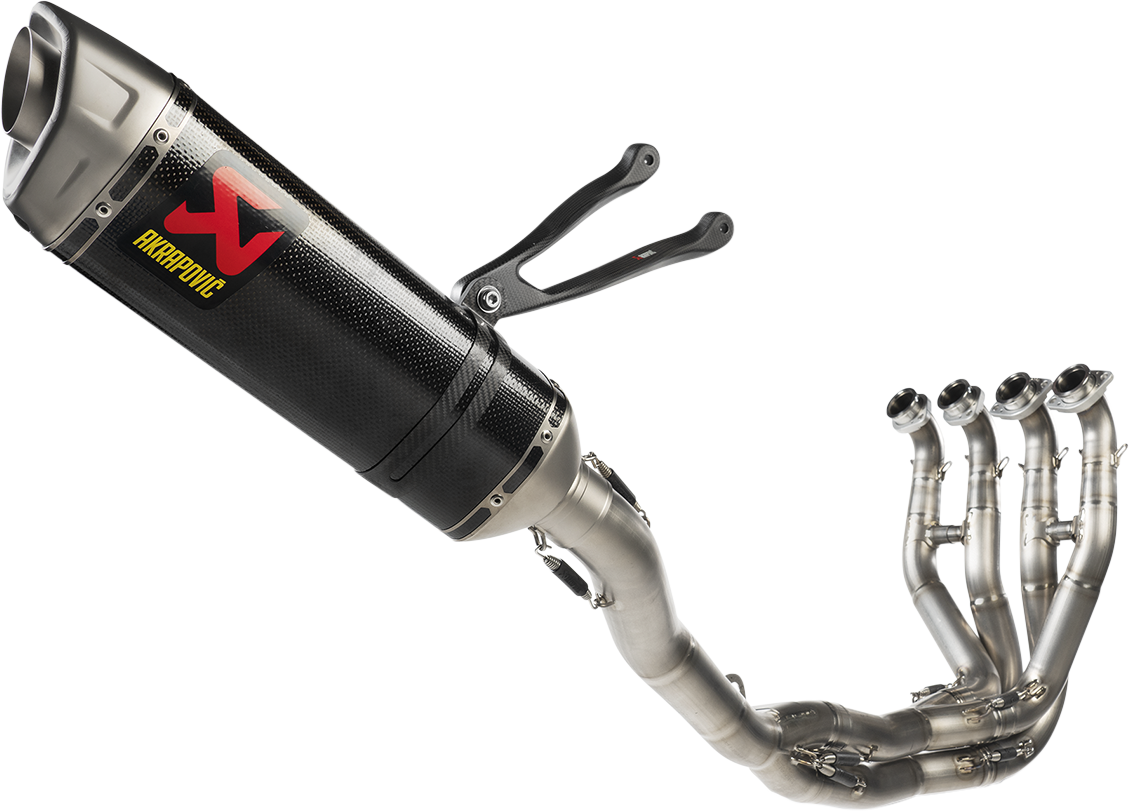 Escape Akrapovic Kawasaki ZX10R 2021-2025 Evolution Sistema completo en fibra de carbono S-K10E10-RC