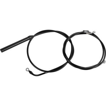 Kit de cable de manillar/línea de freno LA CHOPPERS - Manillar Ape Hanger de 15" a 17" - Vinilo negro LA-8062KT-16B 