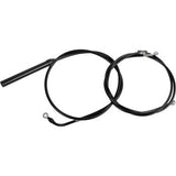 Kit de cable de manillar/línea de freno LA CHOPPERS - Manillar Ape Hanger de 15" a 17" - Vinilo negro LA-8062KT-16B 