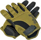 Guantes de moto BILTWELL - Verde oliva/negro - XS 1501-0309-001 