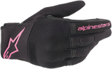 Guantes ALPINESTARS para mujer, color cobre, negro/fucsia, talla grande 3598420-1039-L