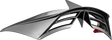 ICON Domain™ OTT Rear Spoiler - Silver 0133-1411