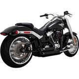 Sistema de escape escalonado VANCE &amp; HINES Shortshots - Negro 47335-22 1800-2729 