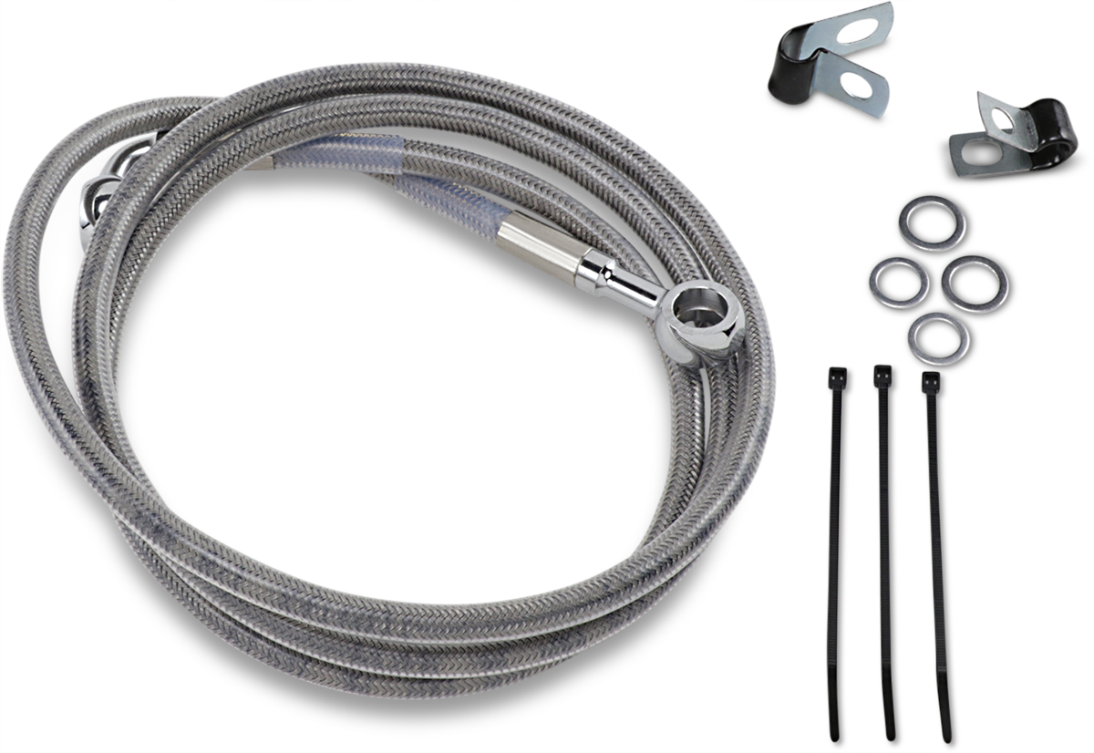 Línea de freno DRAG SPECIALTIES - Delantera - +8" - Acero inoxidable 640115-8