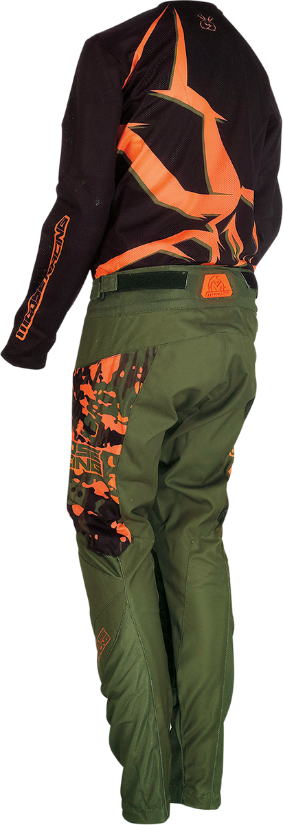 Pantalones Agroid para jóvenes MOOSE RACING - Oliva/Naranja - 26 2903-2181