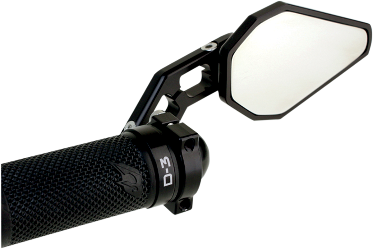 Espejo retrovisor de extremo de manillar D-Axis DRIVEN RACING - Negro DXM-BK 