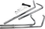 VANCE & HINES Big Shots Exhaust, Harley Davidson Softail 1986-2011, Chrome Long 17923
