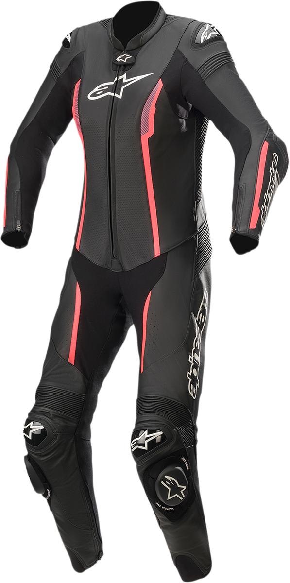 Traje de una pieza Stella Missile para mujer de ALPINESTARS - Negro/Rosa - Talla 8 de EE. UU. / 44 de UE 3180122-1838-44