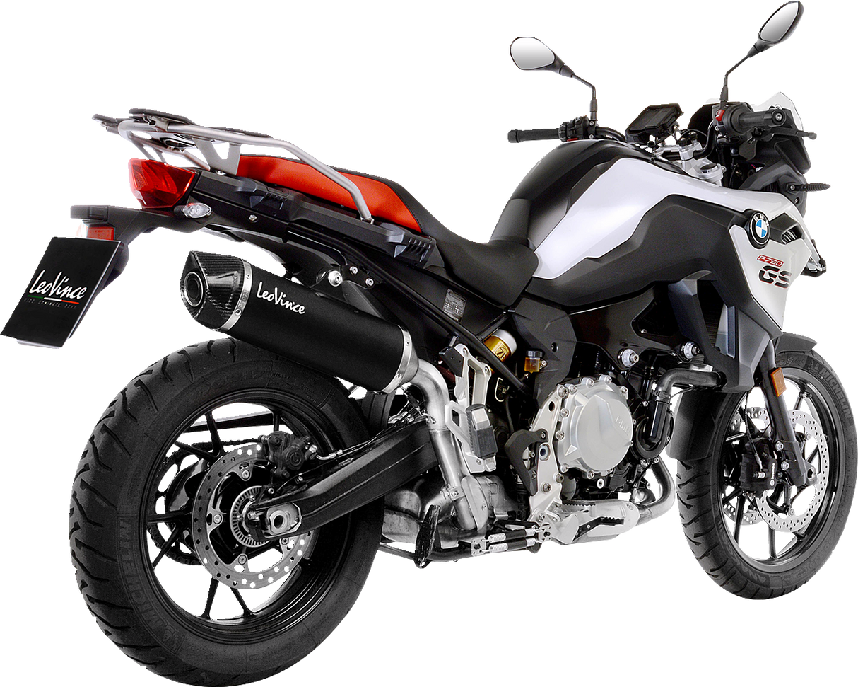 Silenciador deslizante LEOVINCE Nero - Negro - Acero inoxidable 14055