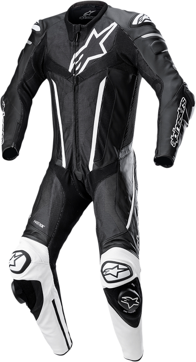 Traje de una pieza ALPINESTARS Fusion - Negro/Blanco - Talla 46 de EE. UU. / 56 de UE 3153022-12-56