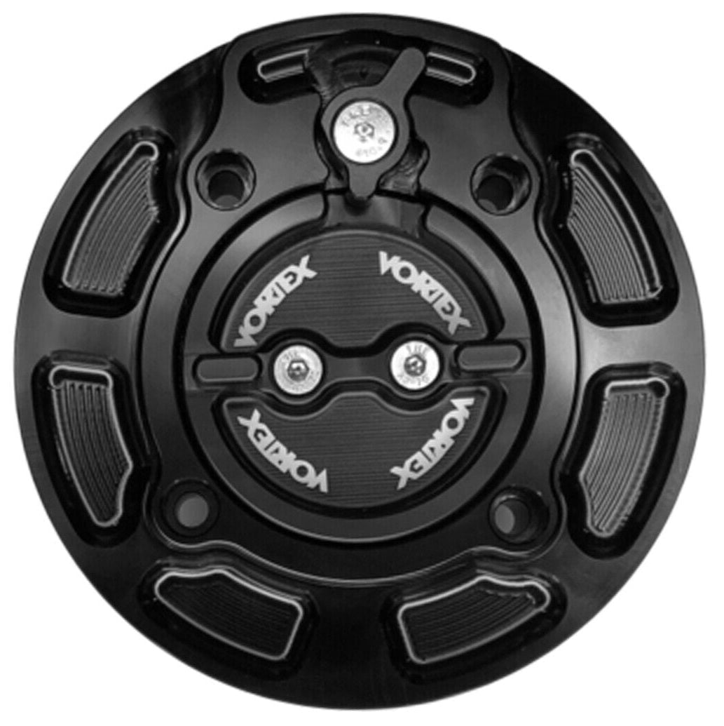 Tapón de gasolina Vortex para Kawasaki ZX10R (2021-2025), color negro, V3, sin llave