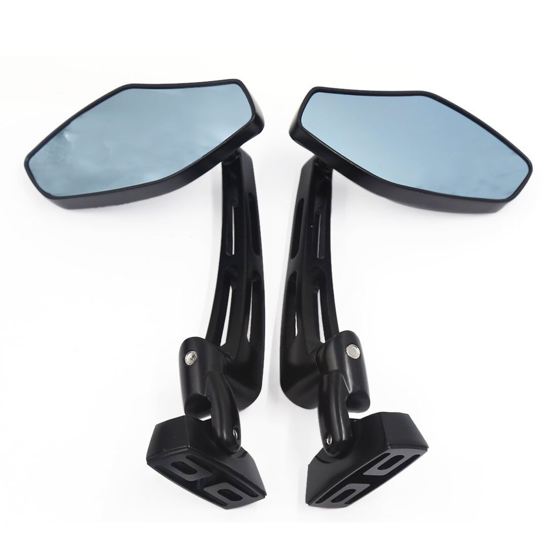 Yamaha R6 Mirrors 1999-2020 Black Convex Adjustable