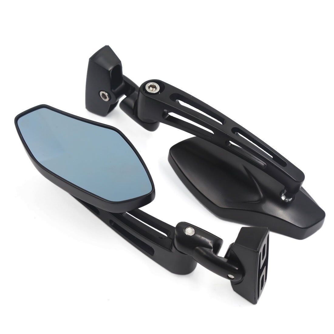 Yamaha R6 Mirrors 1999-2020 Black Convex Adjustable