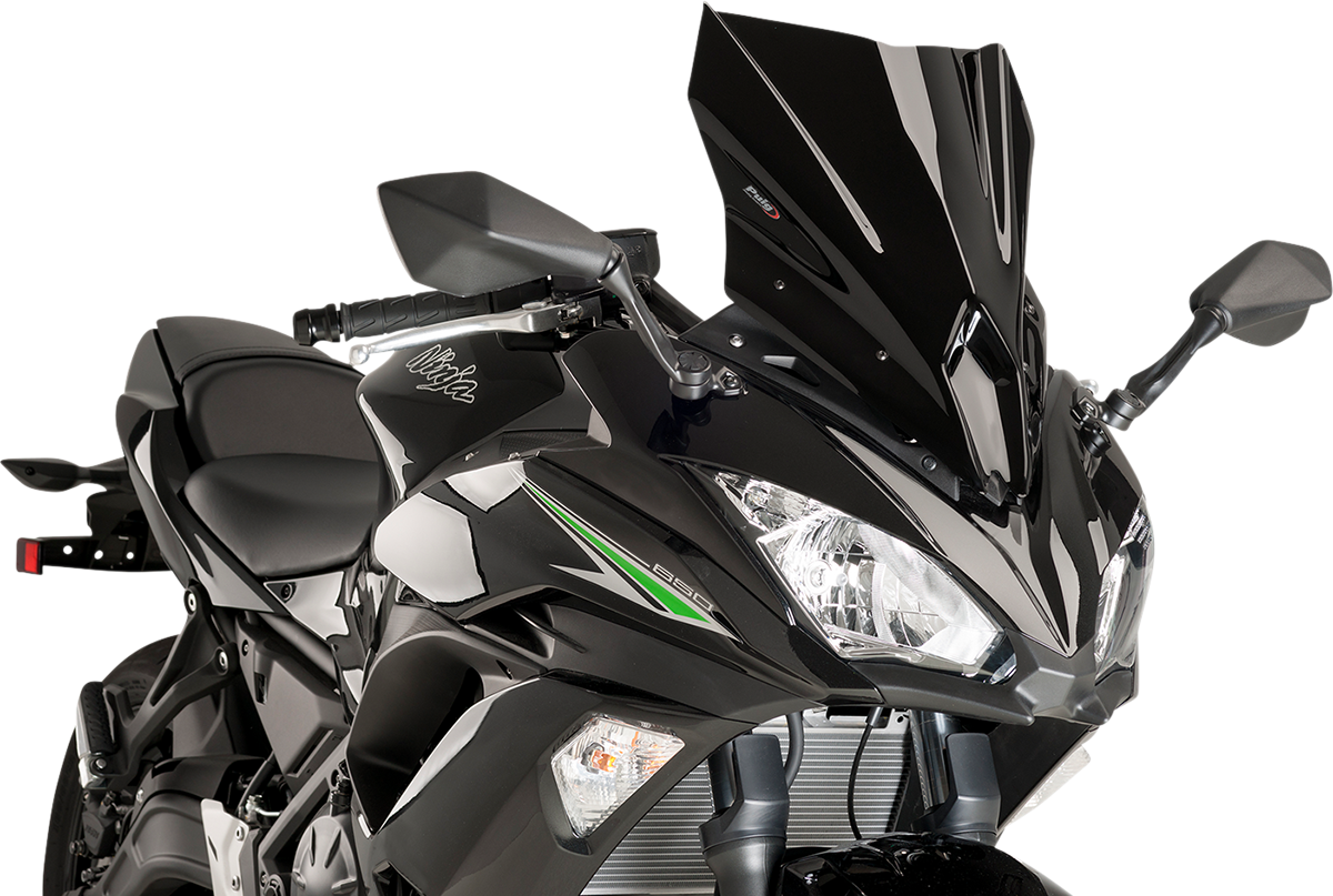 Cúpula Race PUIG HI-TECH PARTS - Negra - Kawasaki 9711N