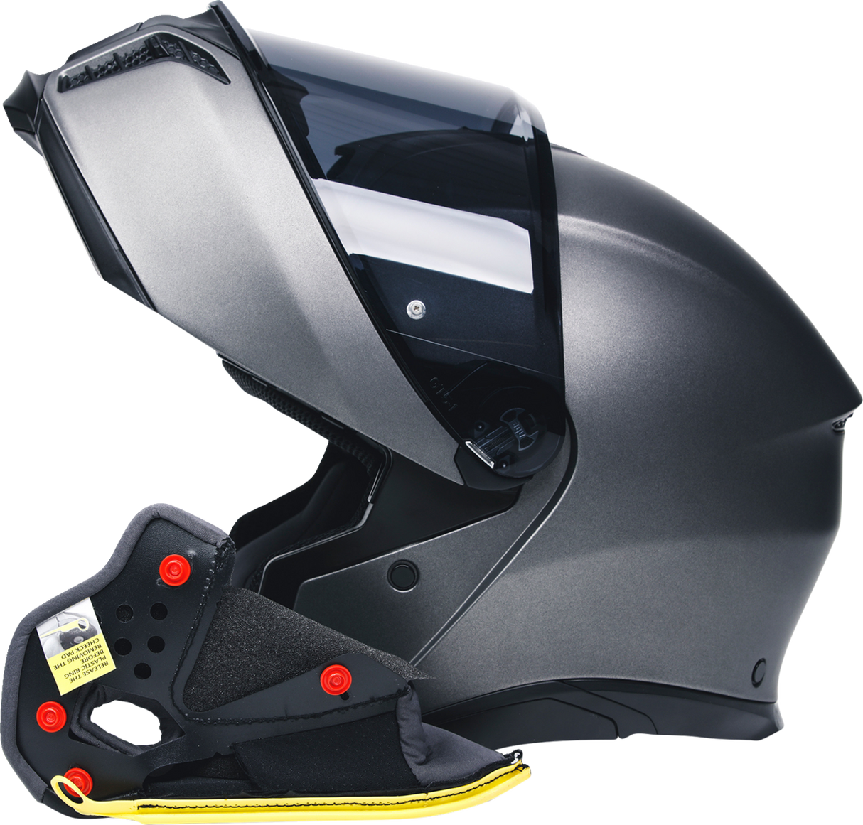 Almohadillas para mejillas AGV Tourmodular - Gris/Negro - 2XL 20KIT93039629